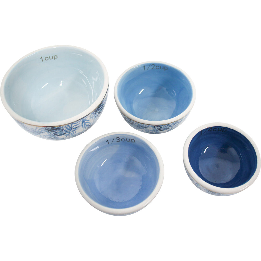 LVD 4pc Island Porcelain Measuring Cup Baking/Cooking - Blue