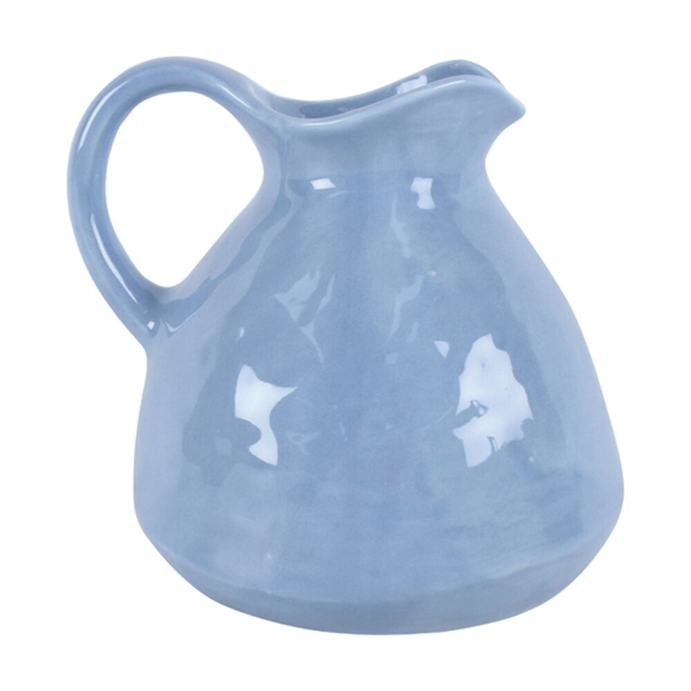 Maine & Crawford Caeden 16x13cm Porcelain Oinochoe Vase - Baby Blue