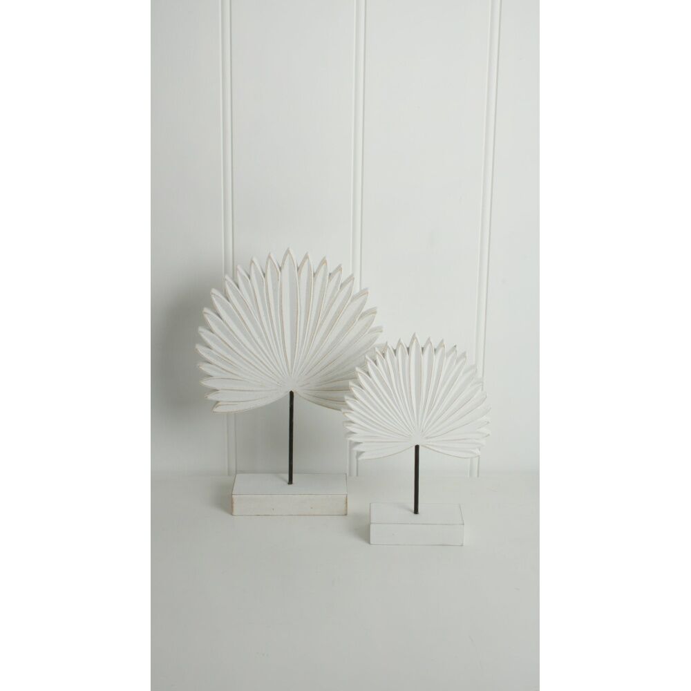 Maine & Crawford Hatcher 23cm MDF Standing Palm - White