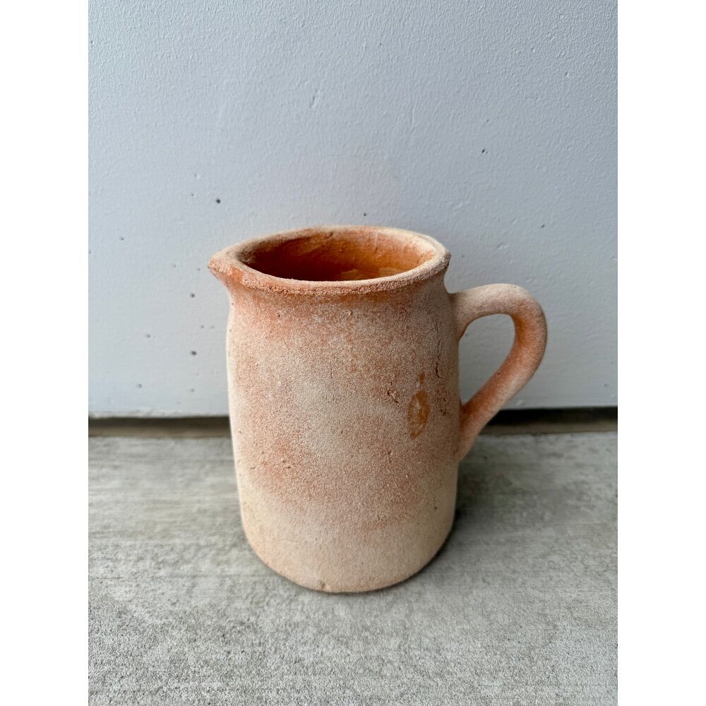 Maine & Crawford Noor 18cm Terracotta Dish Jug Vase - Natural
