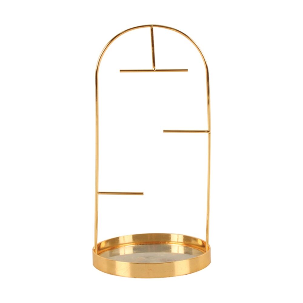 Maine & Crawford Weslan 26cm Curved Metal Jewellery Stand