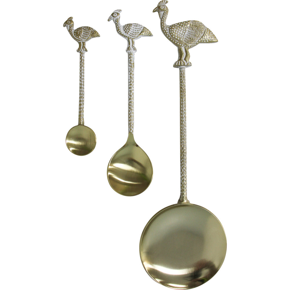 3pc LVD Spoon Serving Set Guinea Fowl Home Kitchen Serveware/Tableware