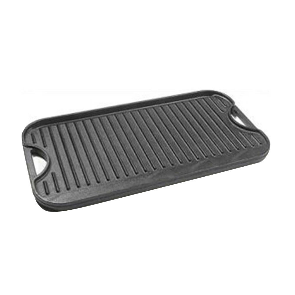 Classica Pre-seasoned Cast Iron Reversible Grill All Stove Black