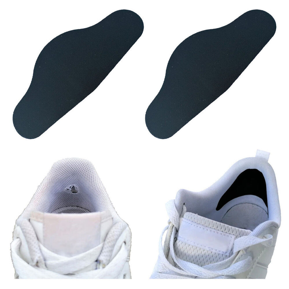 4pc Trainer Armour Heel Hole Preventer Feet Support Black