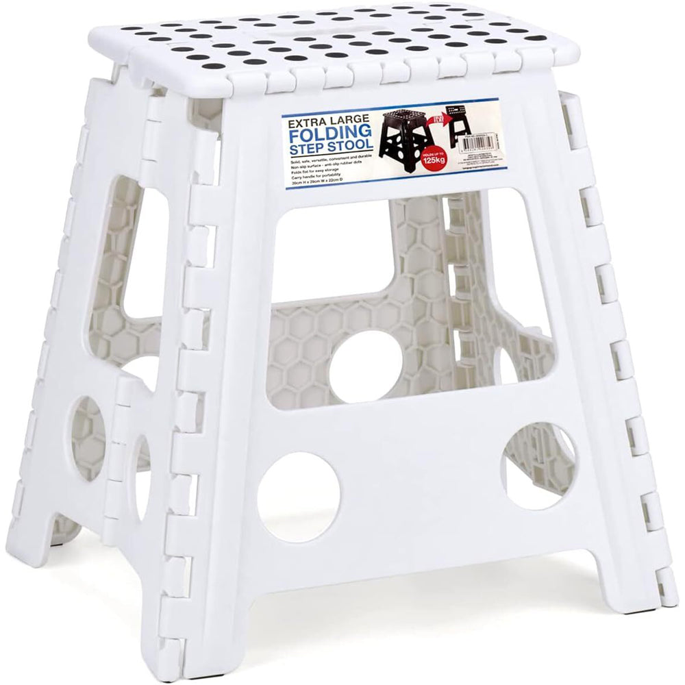 2PK Living Today Extra Large Folding Stool 39cm Assorted