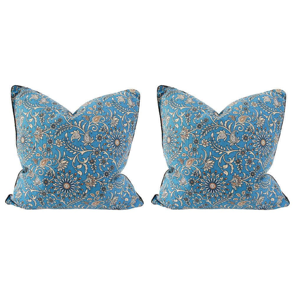 2PK LVD Cushion Paisley Motif Home/Lounge Decor 50cm Square