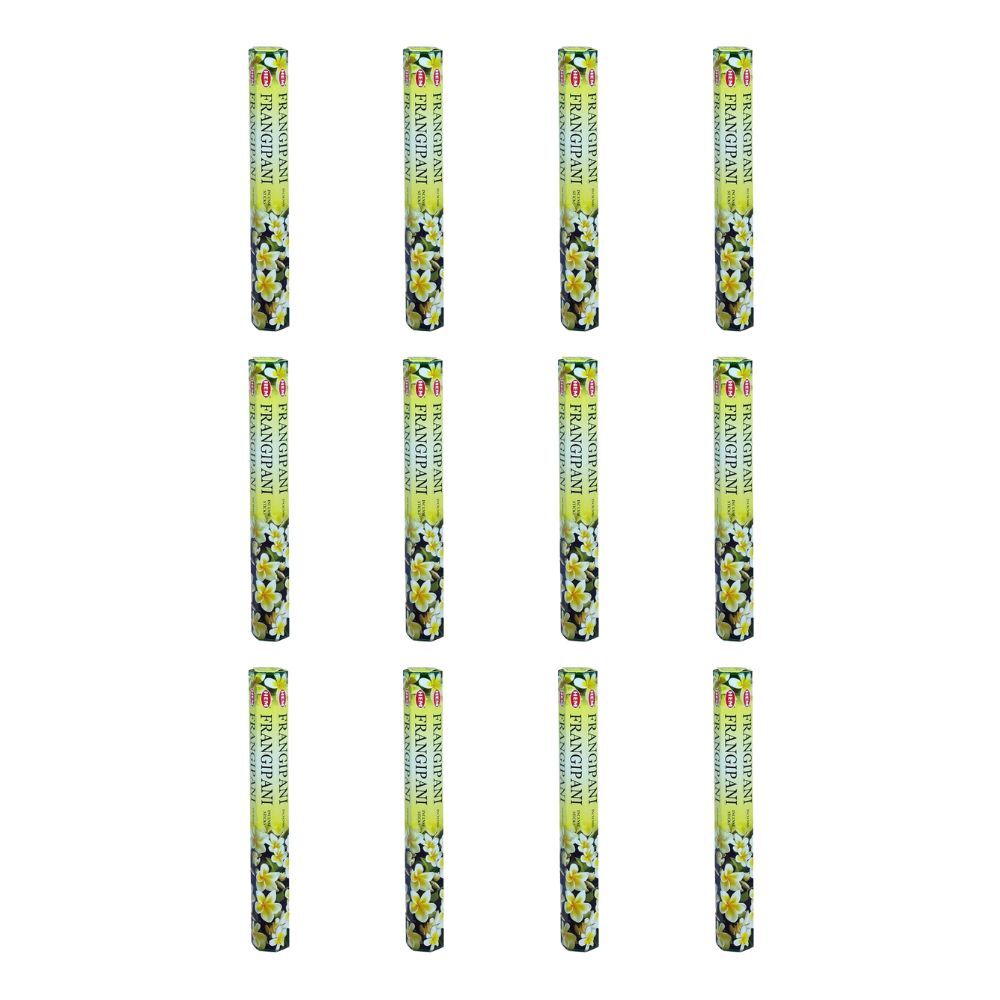 12x 20pc HEM Hexa Frangipani Scent Incense Sticks Meditation Aroma Fragrance