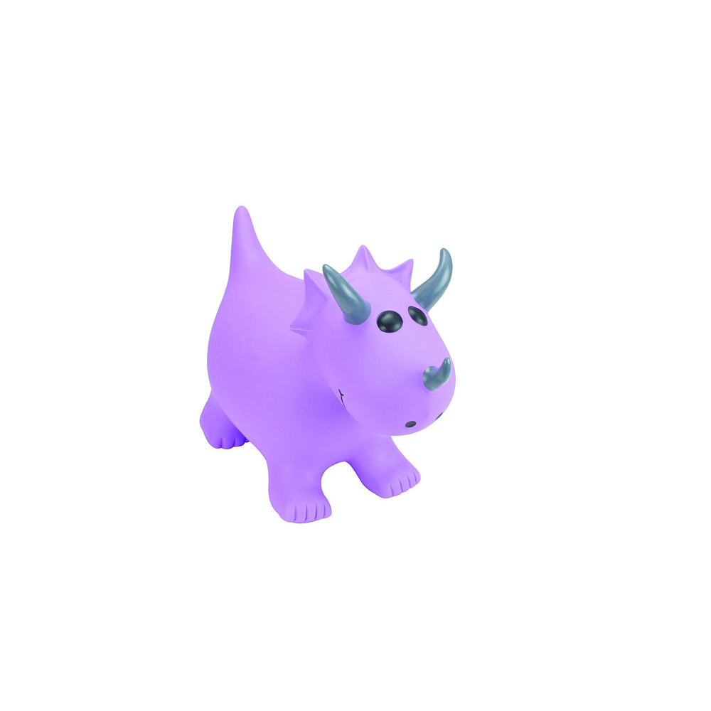 Happy Hopperz Purple Triceratops Kids/Childrens Bouncy Toy Ride On 12m+