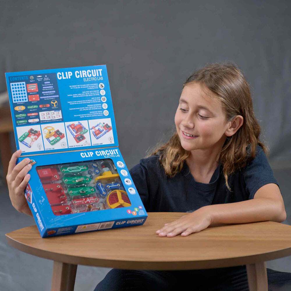 Heebie Jeebies Clip Circuit Electrolab Kids Science Toy Set 7+
