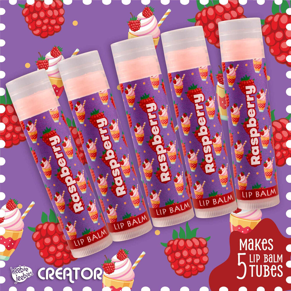 Heebie Jeebies Creator Lip Balm Raspberry Sunday STEM Cosmetic Kit Kids 8y+
