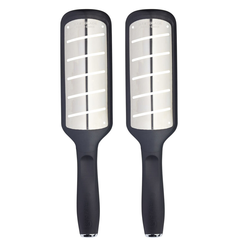 2PK MasterClass West Blade Grater - Medium Flake Blade