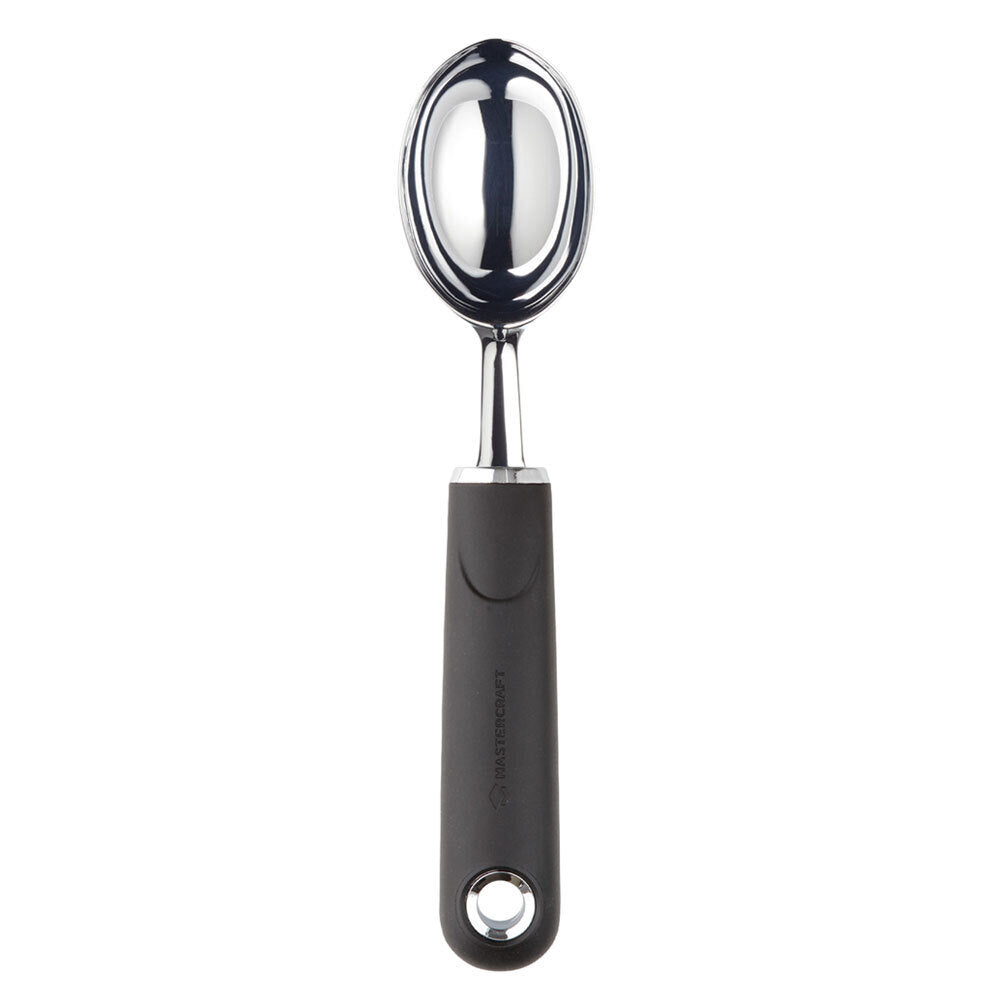 2PK MasterCraft Soft-Grip Stainless Steel Ice Cream Scoop