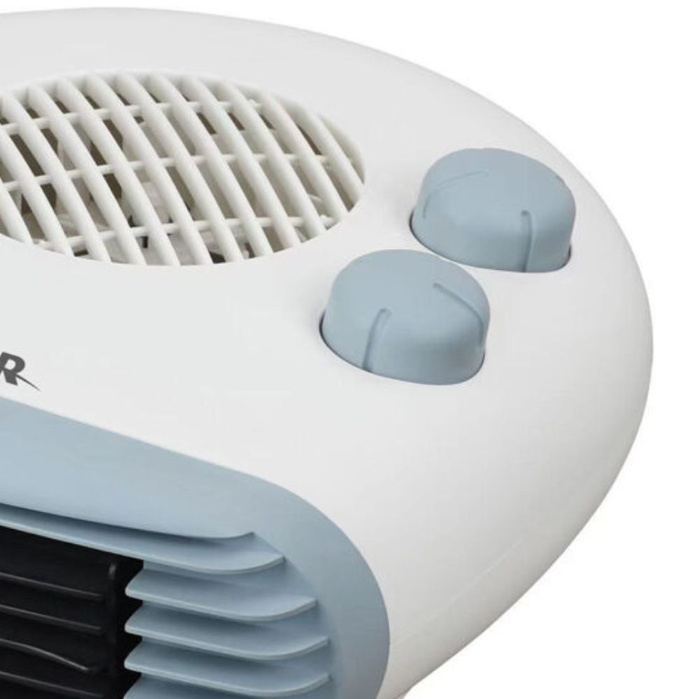 Heller 2000W Low Profile Fan Heater 27x26cm - White