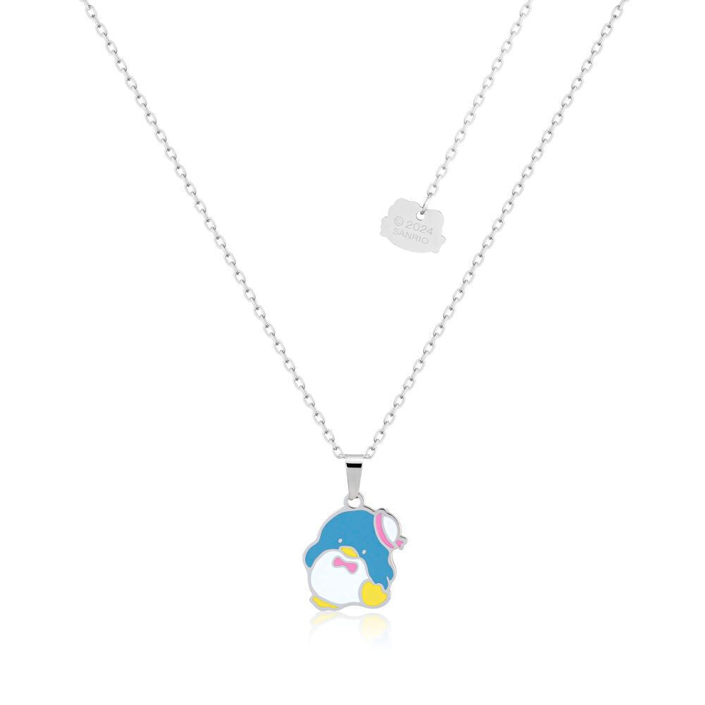 Couture Kingdom Sanrio Tuxedo Sam Necklace & Stud Earrings Set Sterling Silver
