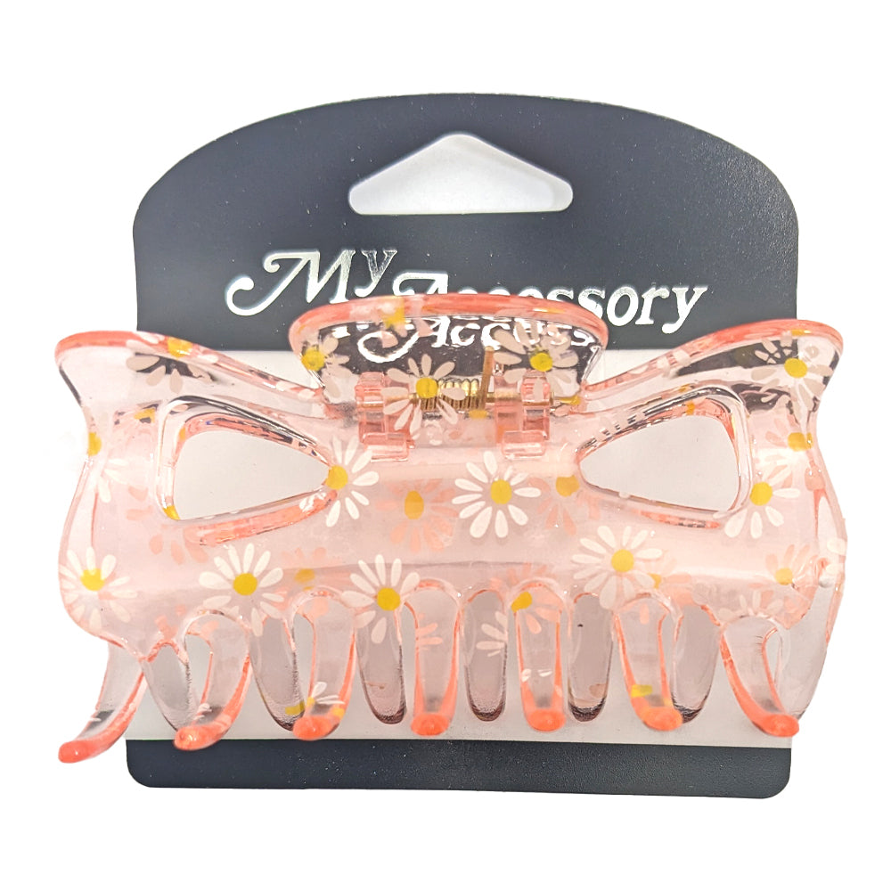 12PK My Accessory Melrose Hair Clip 9cm Daisy Assorted