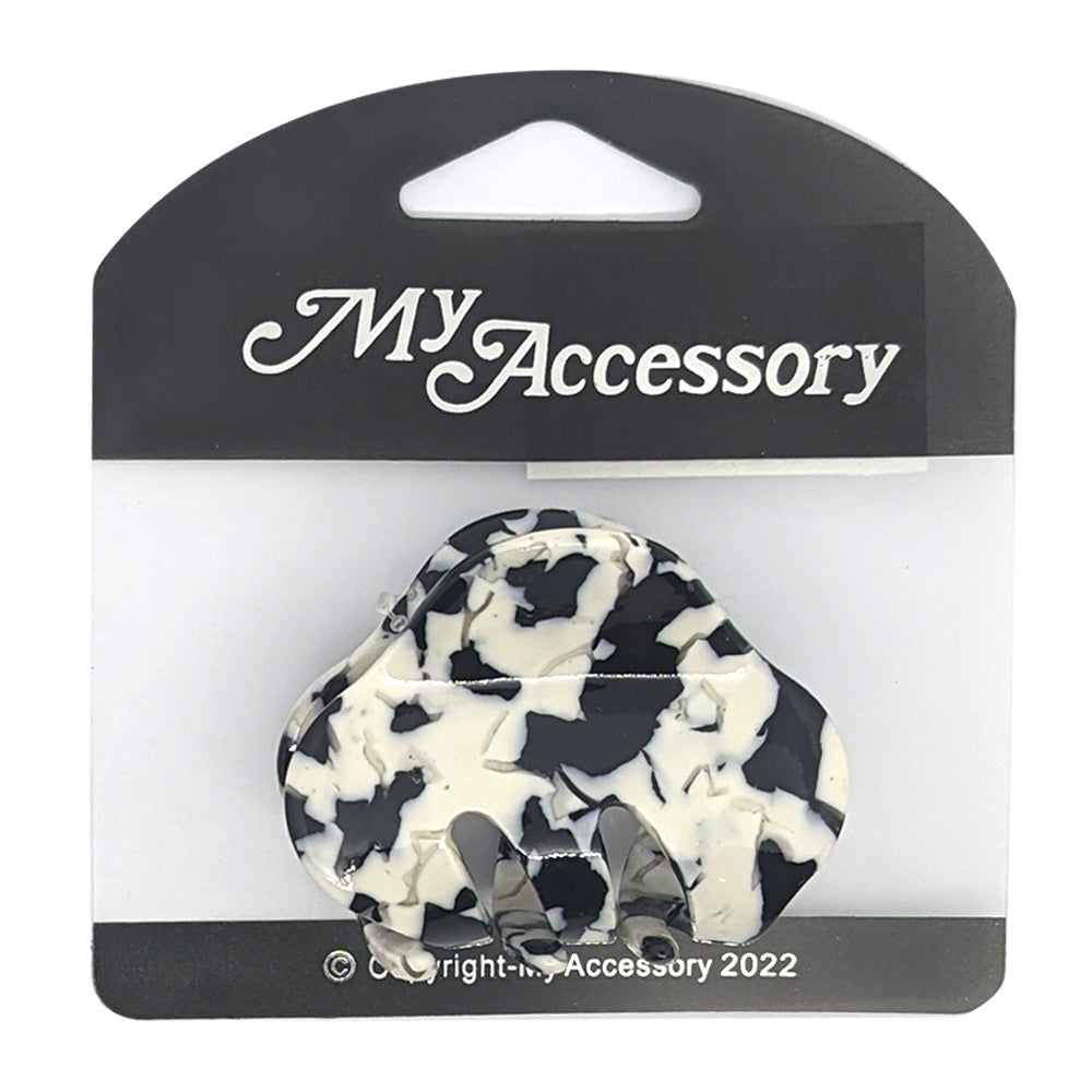 6PK My Accessory 5.5cm Melrose Hair Clip Resin Curved Assorted