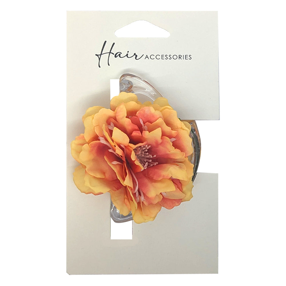 6PK Hair Accessories Melrose 6.5cm Clip Flower Styling Accessory Assorted