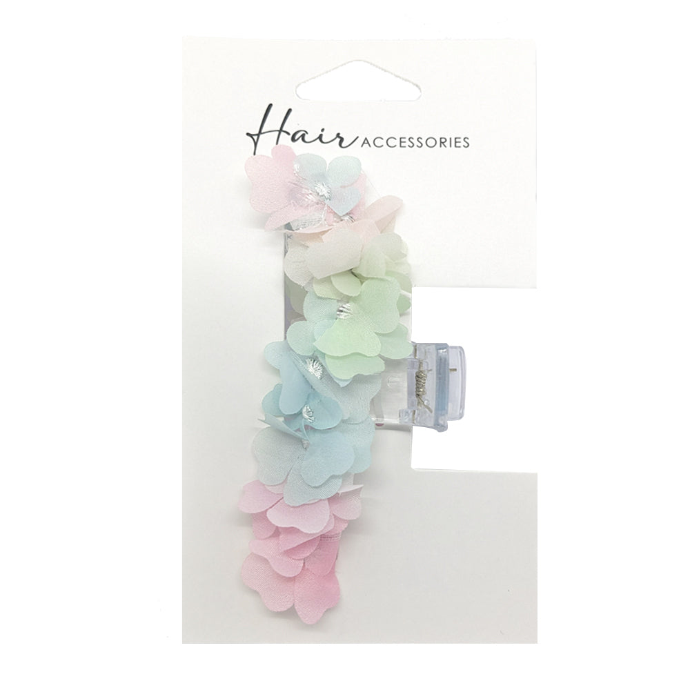 6PK Hair Accessories Melrose 9cm Clip Flower Styling Accessory Decal