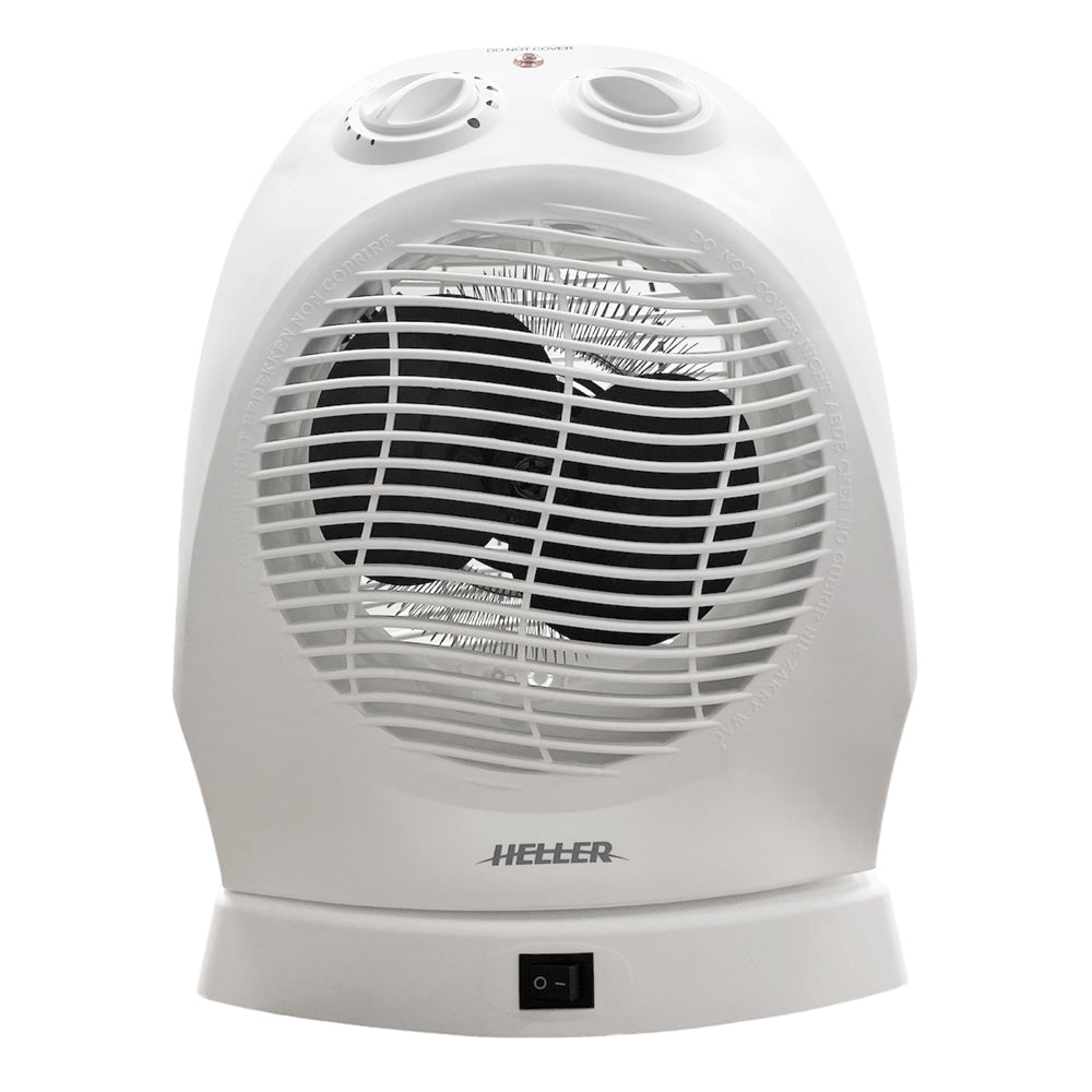 Heller 2000 Watt Oscillating Indoor Portable Fan Heater