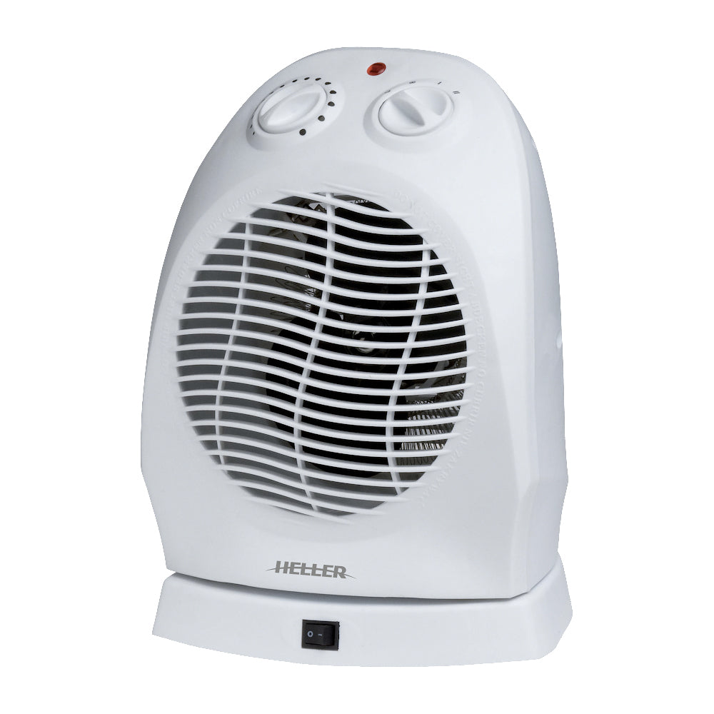 Heller 2000 Watt Oscillating Indoor Portable Fan Heater