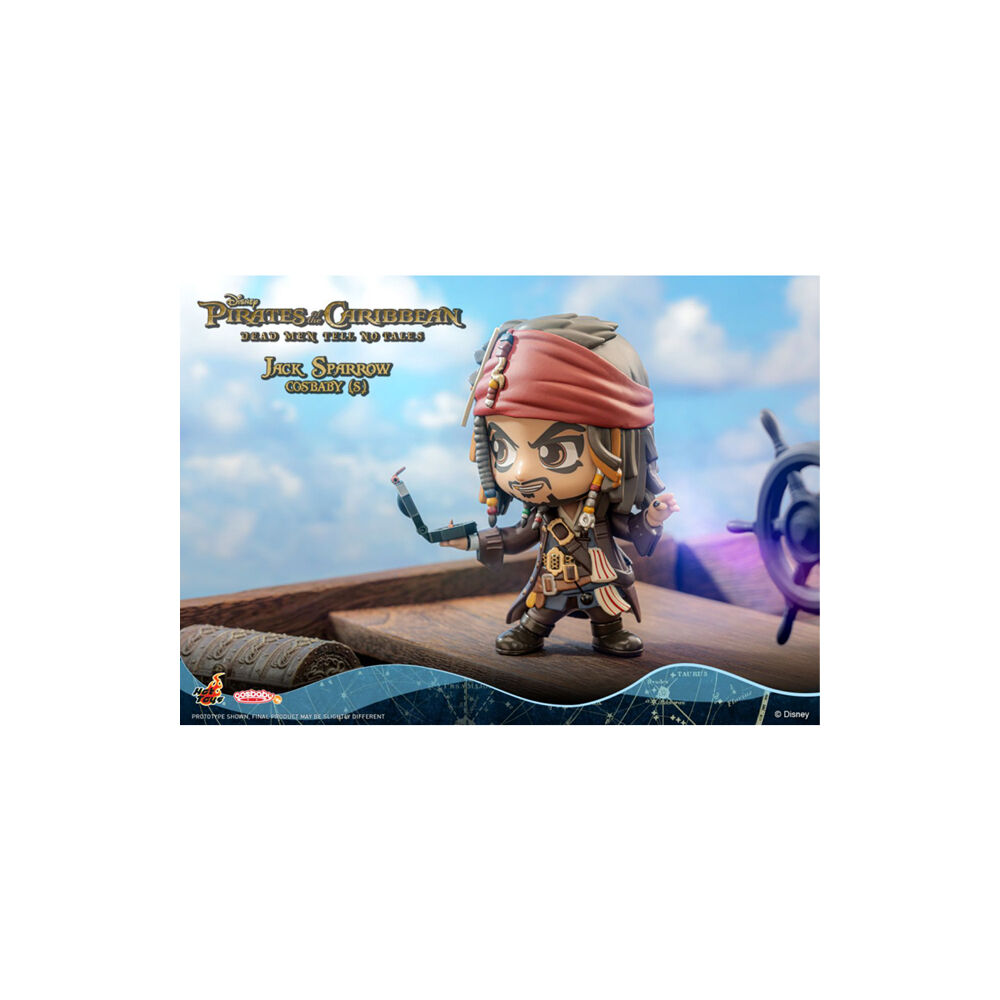 Pirates Caribbean Captain Jack Sparrow Cosbaby Hot Toys Action Figure Toy