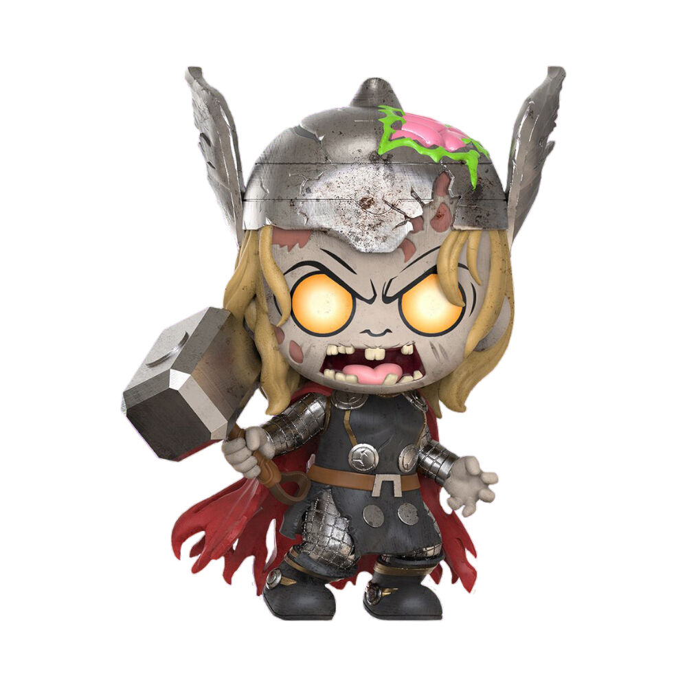 Marvel Zombies Comics Thor Bobble-Head Cosbaby Figure 12cm