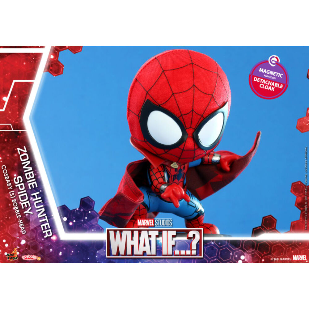 What If Spider-Man Zombie Hunter Cosbaby Kids Figure Toy