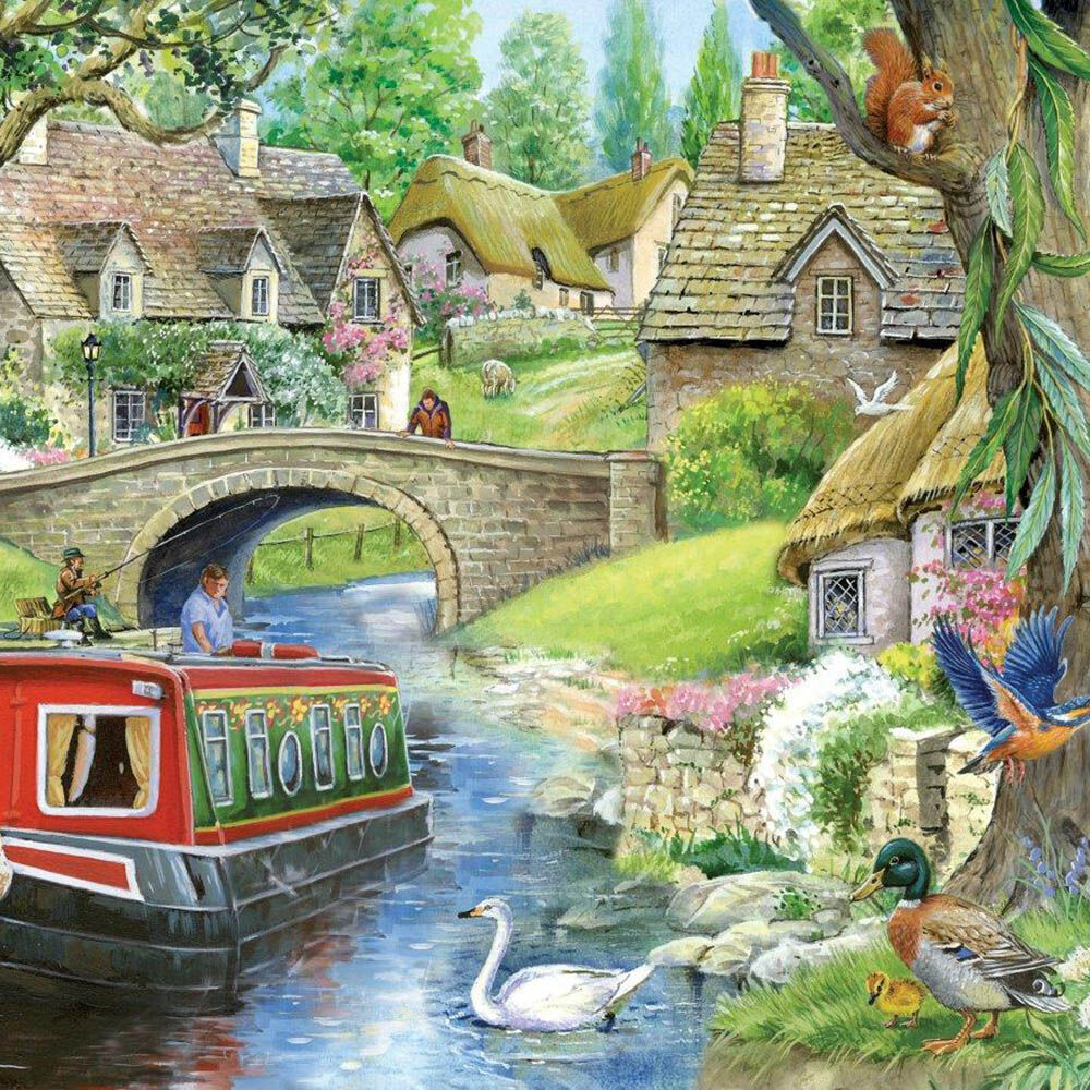 250pc House of Puzzles Board Taking It Easy Kids Jigsaw Puzzles Toys 48x34cm 3y+