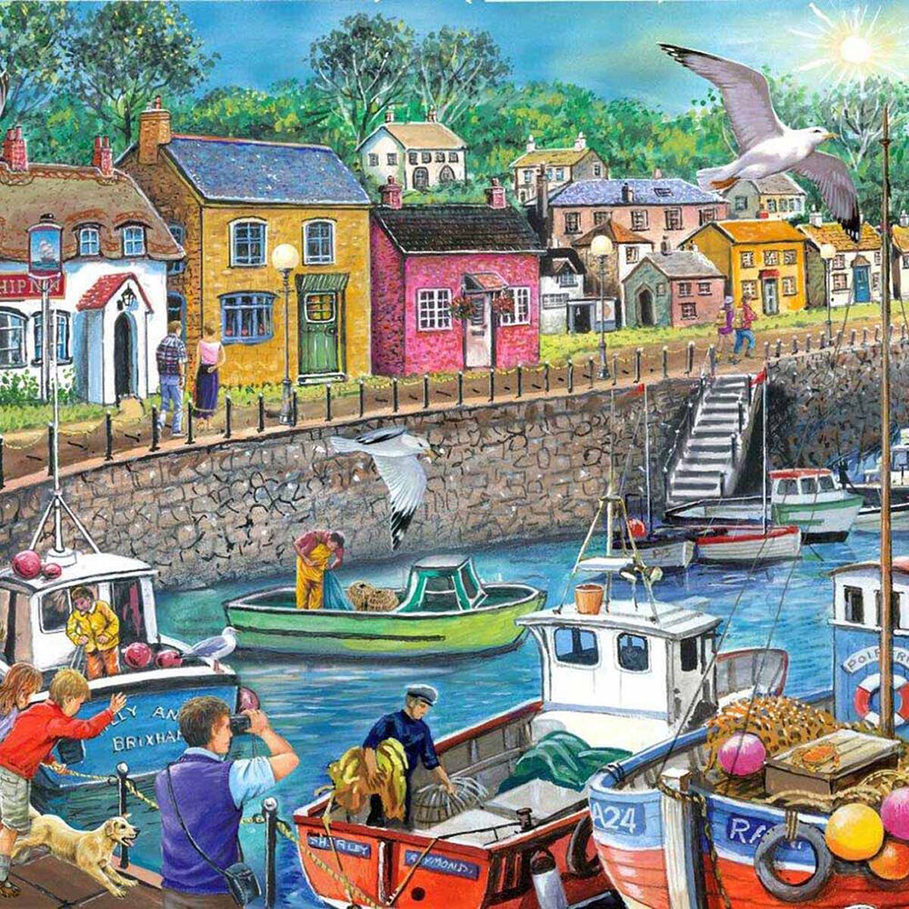 250pc House of Puzzles Board Seagull View Kids Jigsaw Puzzles Toys 48x34cm 3y+