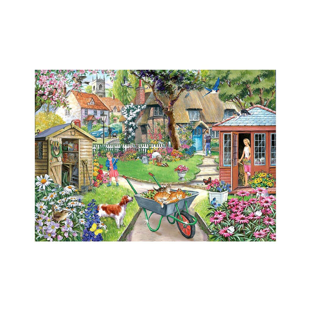 500pc House of Puzzles Board Bloomin Lovely Jigsaw Puzzles Toys 69x48cm 3y+