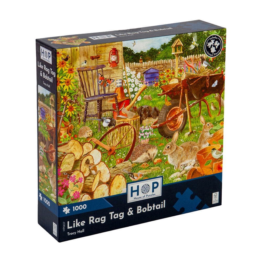 1000pc House Of Puzzles Like Rag Tag and Bobtail 48x69cm Jigsaw Puzzle 3y+