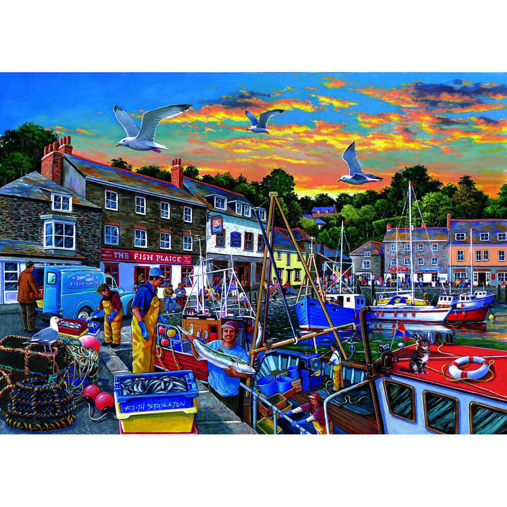 500pc House Of Puzzles Catch Of The Day Big 48x69cm Jigsaw Puzzle 3y+
