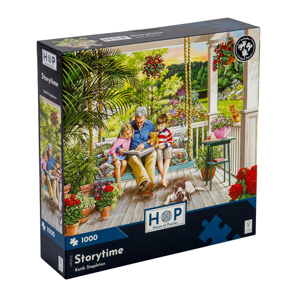 1000pc House Of Puzzles Storytime 48x69cm Jigsaw Puzzle 3y+