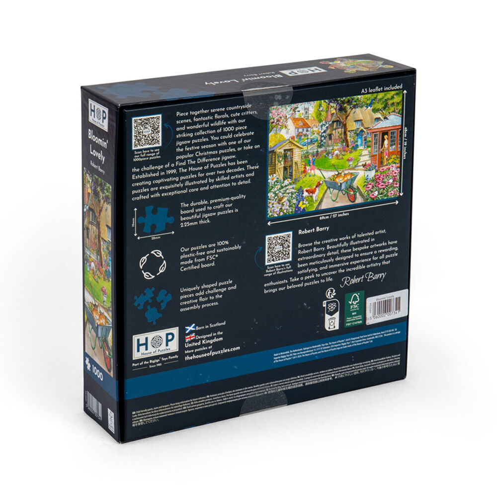 1000pc House Of Puzzles Bloomin Lovely 48x69cm Jigsaw Puzzle 3y+
