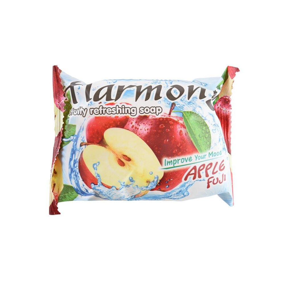 12PK Harmony Mood Enhancer Natural Fruity Refreshing Bath Bar Soap 70g Assorted