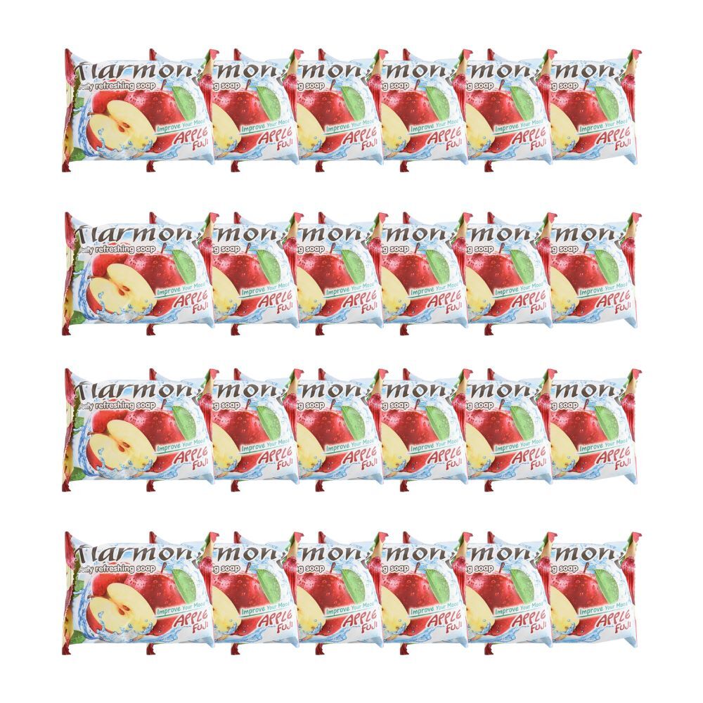 24PK Harmony Mood Enhancer Natural Fruity Refreshing Bath Bar Soap 70g Assorted