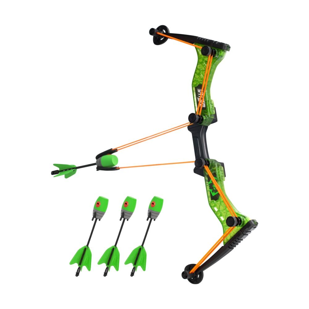 Zing Hyper Strike Original Bow Kids Outdoor Toy w/ Soft Foam Tip Arrows