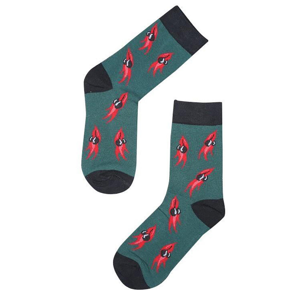 2PK Sole Mates Unisex Casual Dress Novelty Sturt Pea Socks Pair One Size