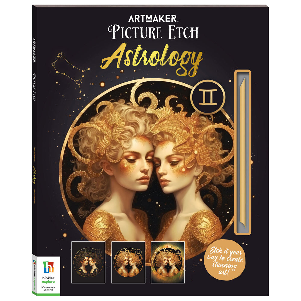 4PK Art Maker Picture Etch Astrology Creative Scratch Art