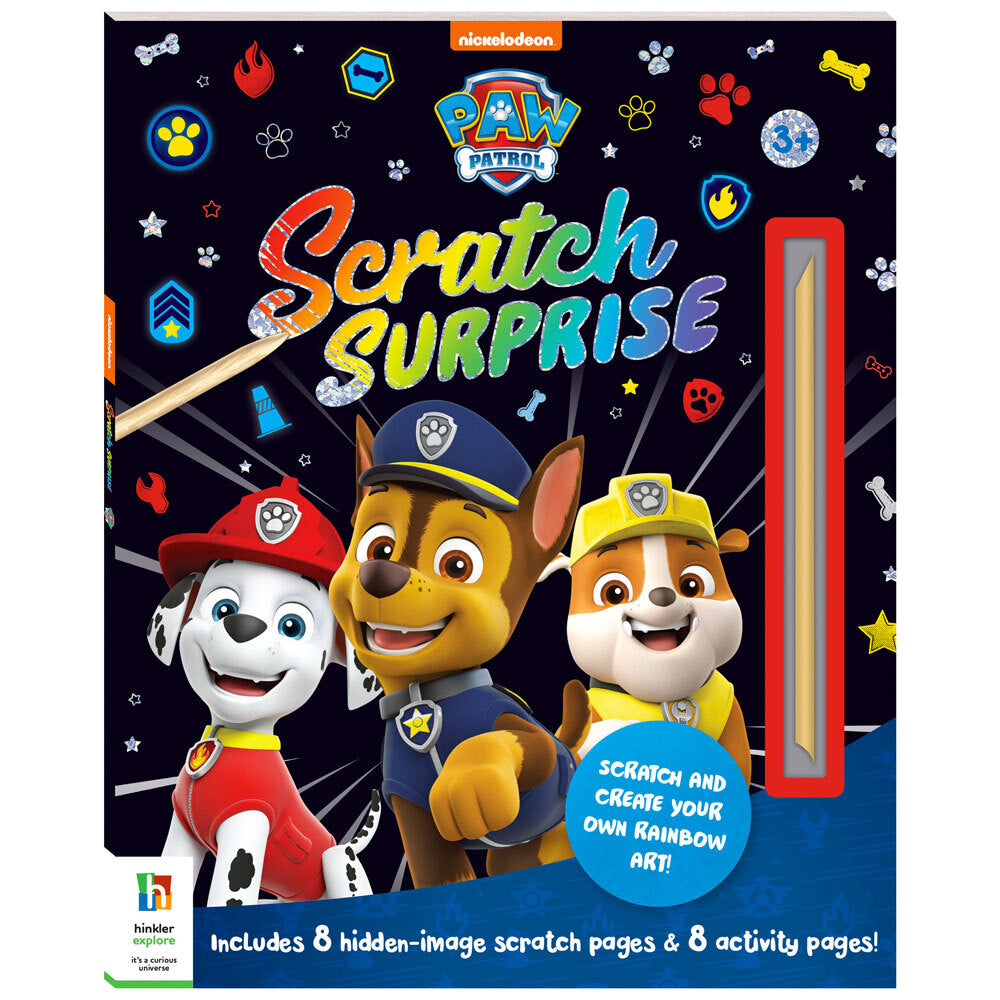 2PK Kaleidoscope Scratch Surprise Paw Patrol Activity Book 3+