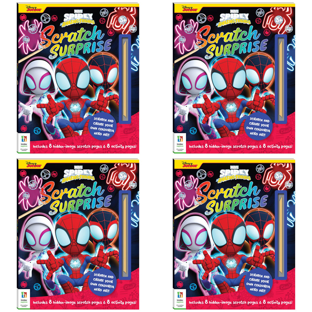 4PK Kaleidoscope Spidey & His Amazing Friends Scratch Surprise 3y+