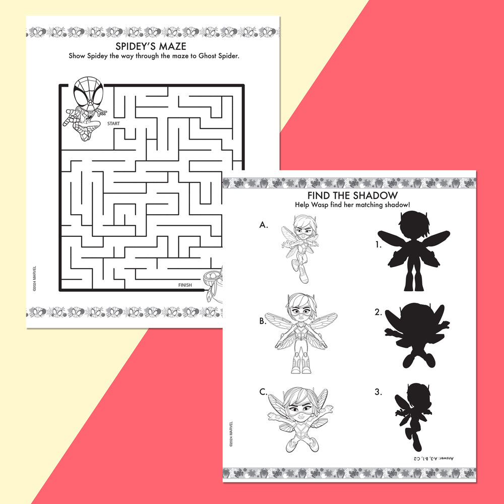 4PK Kaleidoscope Spidey & His Amazing Friends Scratch Surprise 3y+
