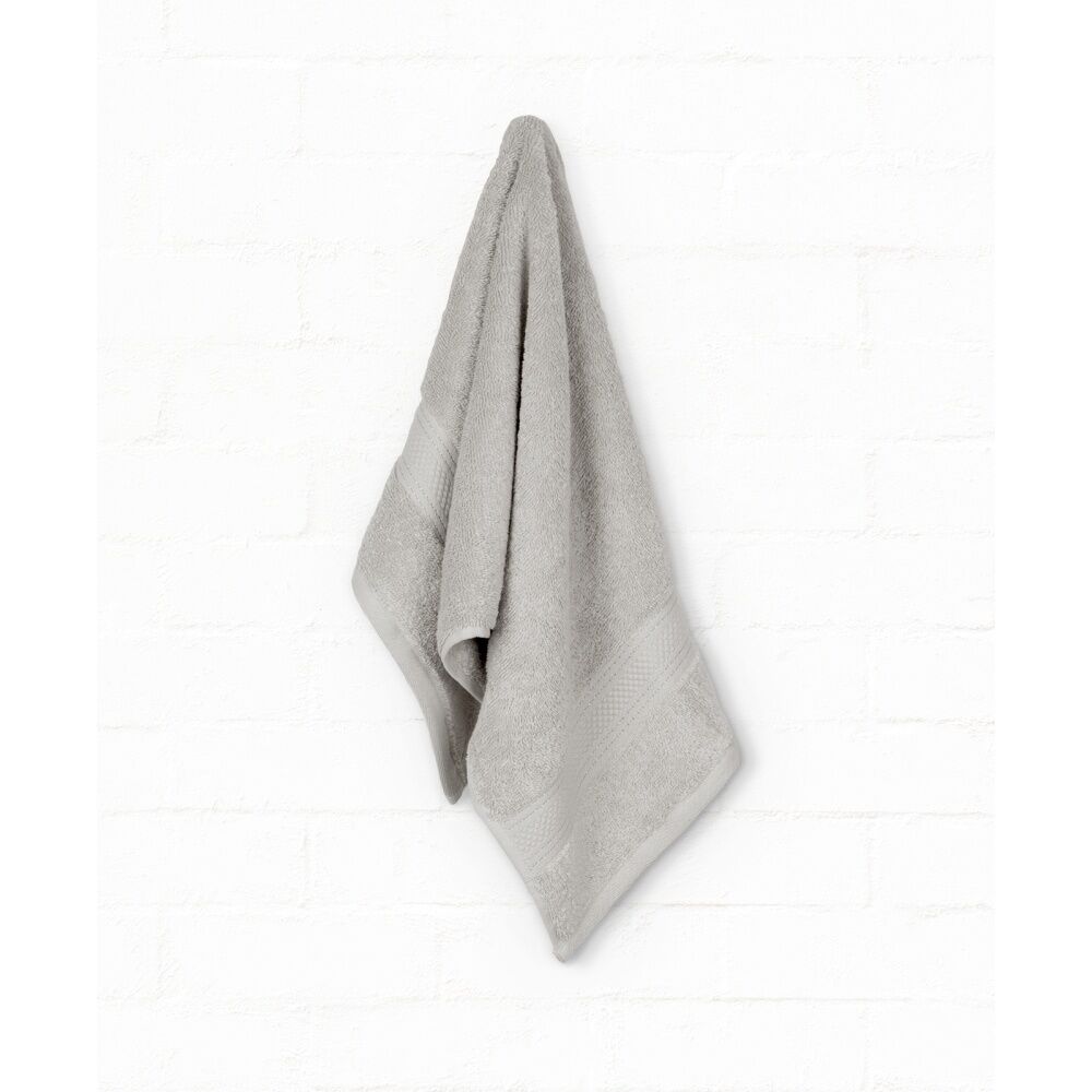 6x Ardor St Regis Collection 40x70cm Hand Towel 600GSM Soft Cotton Silver
