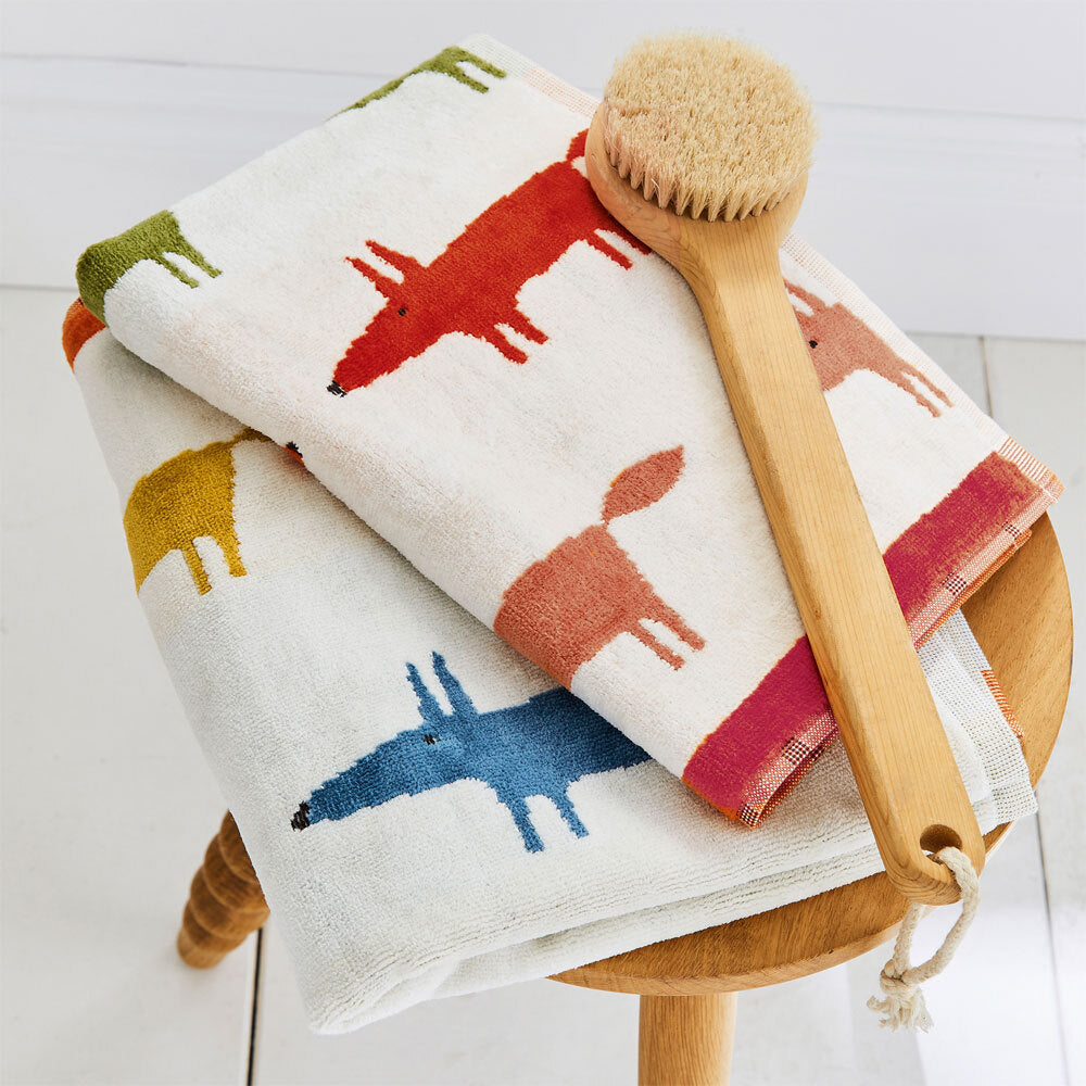 Scion Mr Fox Birthday 100% Cotton Hand Towel Multi-Coloured