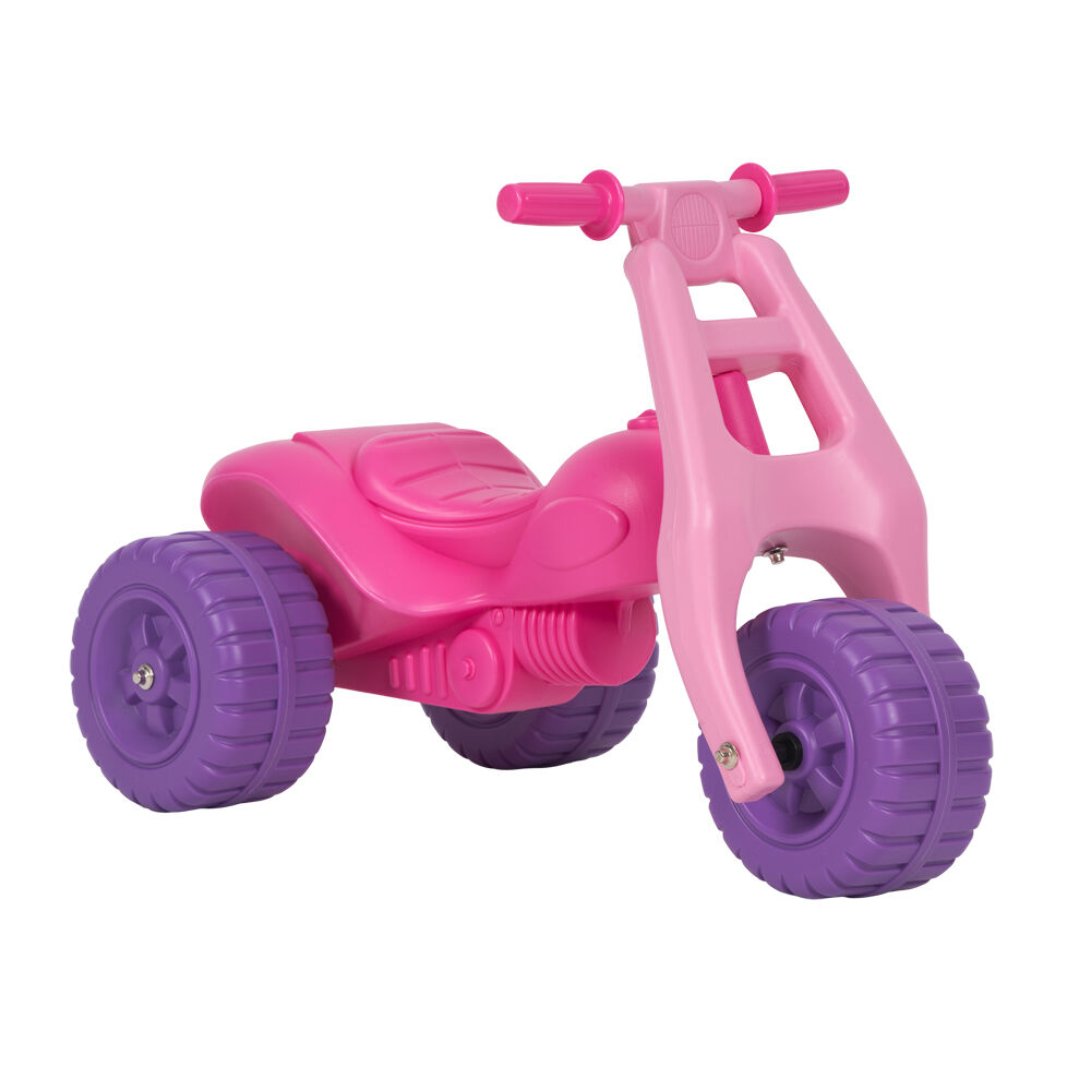 Avoca Junior 3-Wheeled ATV Ride On Kids Toy 59cm x 35cm Pink/Purple 1-3y