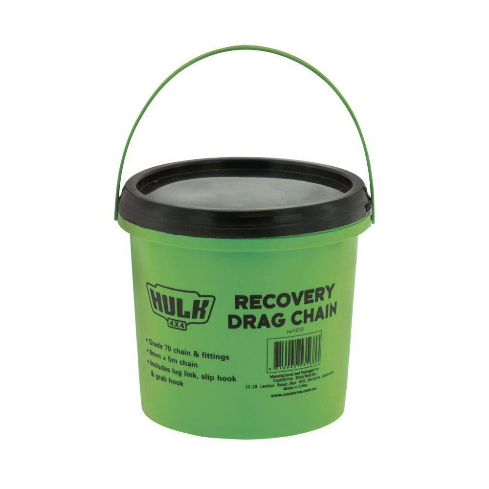 Hulk Heavy-Duty Recovery Drag Chain 8000kg Capacity 8mm x 5m