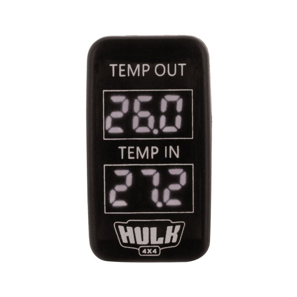 Hulk Toyota Early Dual Vehicle Temperature Meter 12v White Illumination