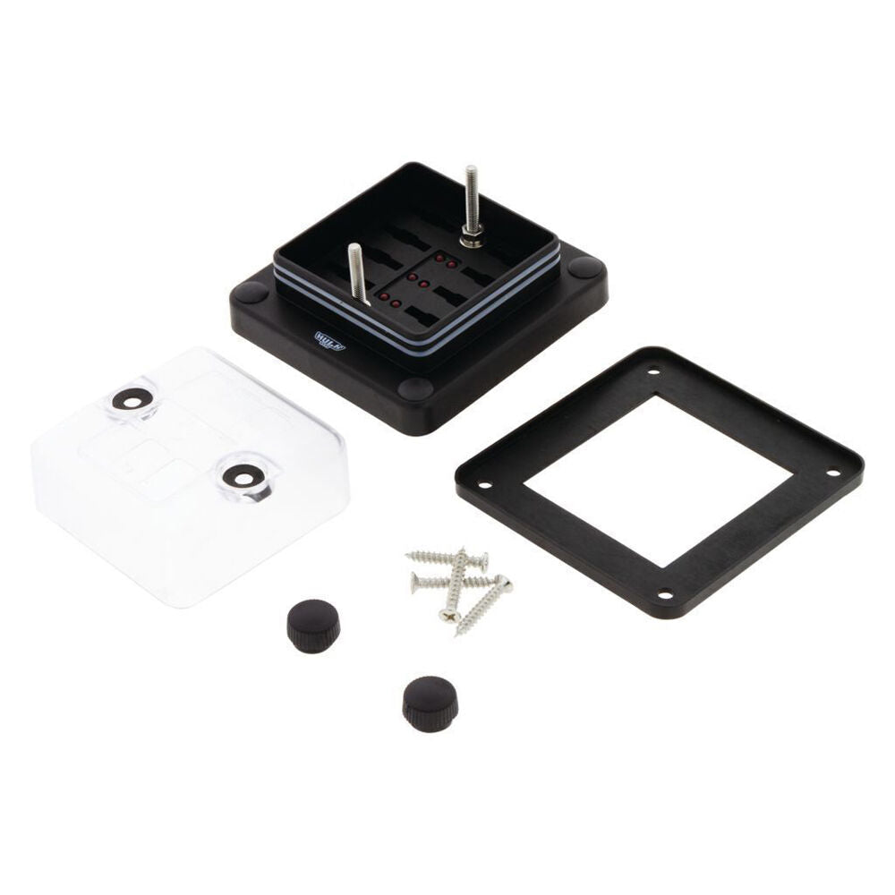 Hulk Weather Proof LEDs ATS Blade Vehicle Fuse Box w/ Cover 6-Way
