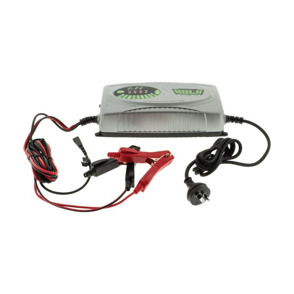 Hulk Pro Automatic Switchmode Battery Charger 15A 9-Stage 12/24V