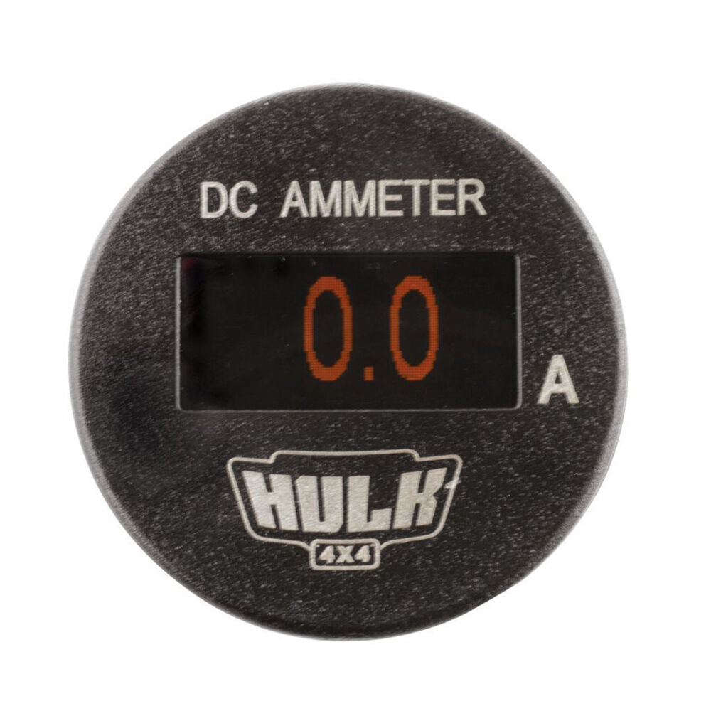 Hulk OLED Display Vehicle DC Ammeter 12-24V Amber Illumination